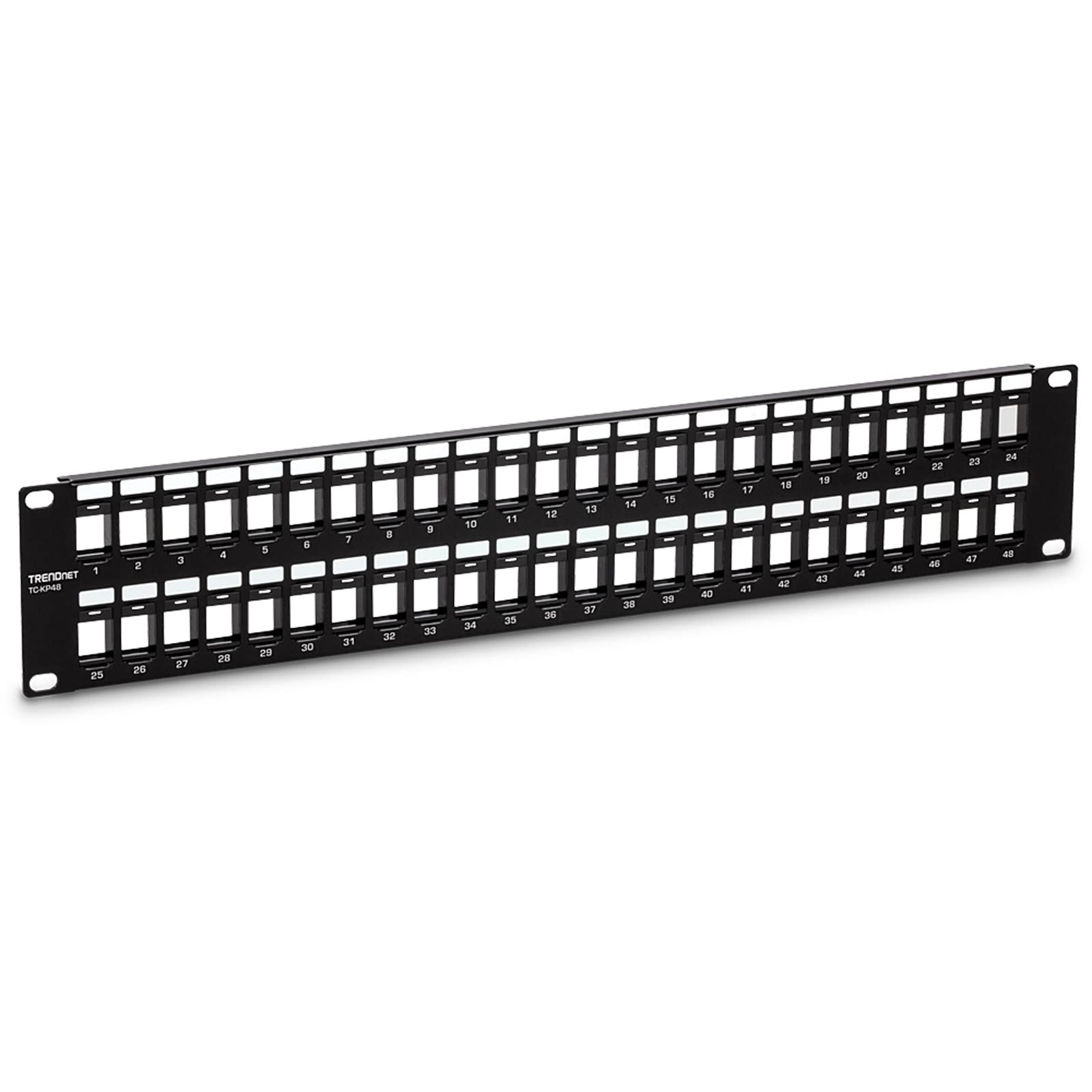 لوحة توصيل TRENDnet 48-Port Blank Keystone 2U HD (TC-KP48)