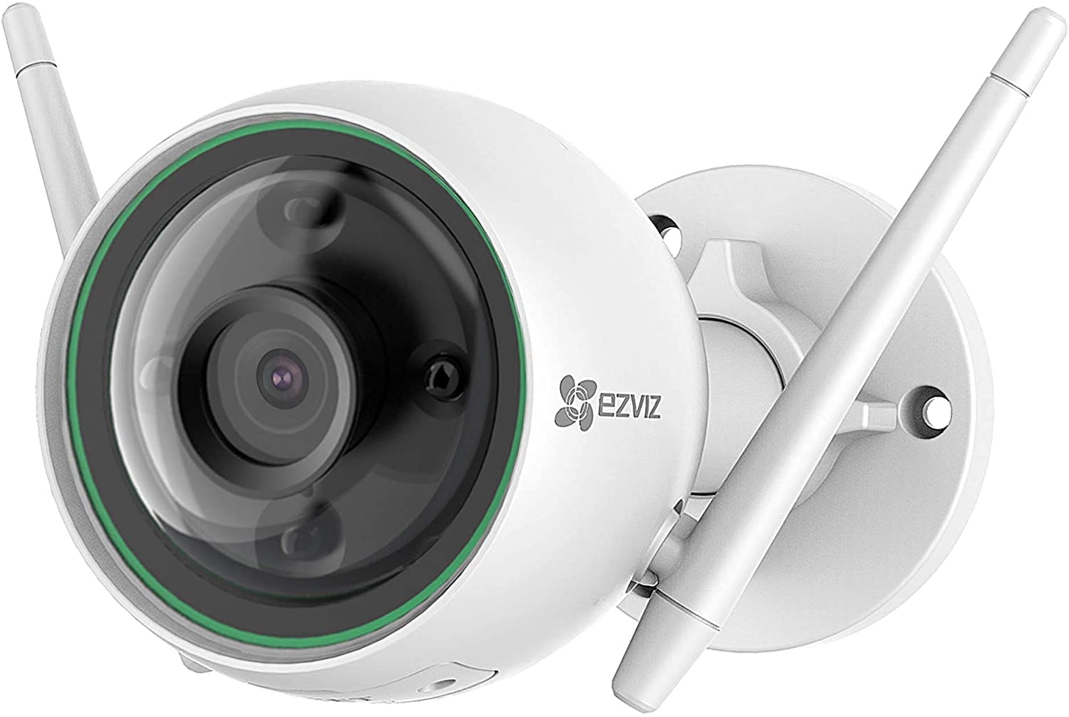 Ezviz C3N-Smart Ai Outdoor Security Camera Hd 1080P Full Color Night Vision 2.4G Ip66 Waterproof Surveillance System With Detection Activity Alert Deterrent Alarm