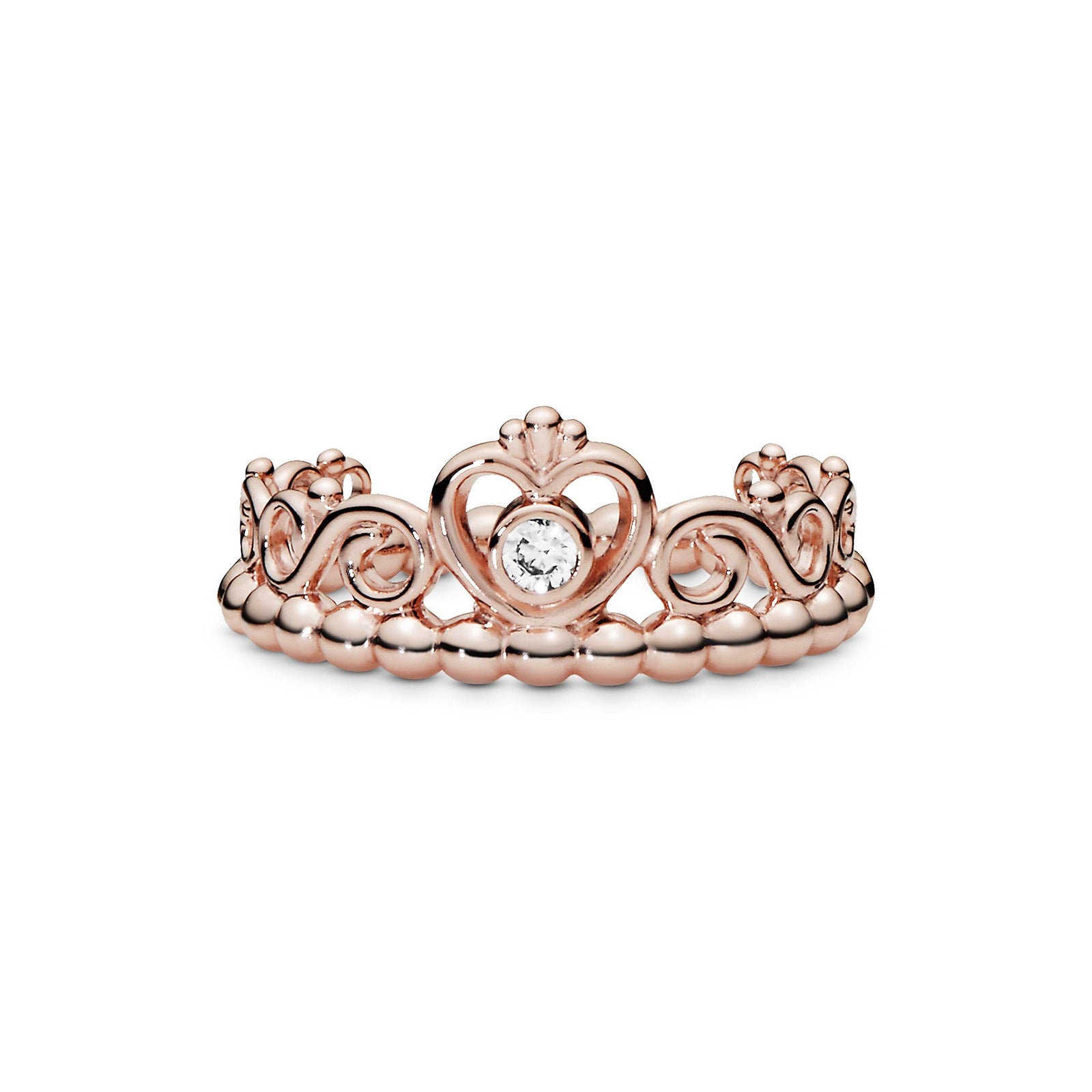 PANDORA My Princess Tiara 18k Gold Plated Shine Collection Ring