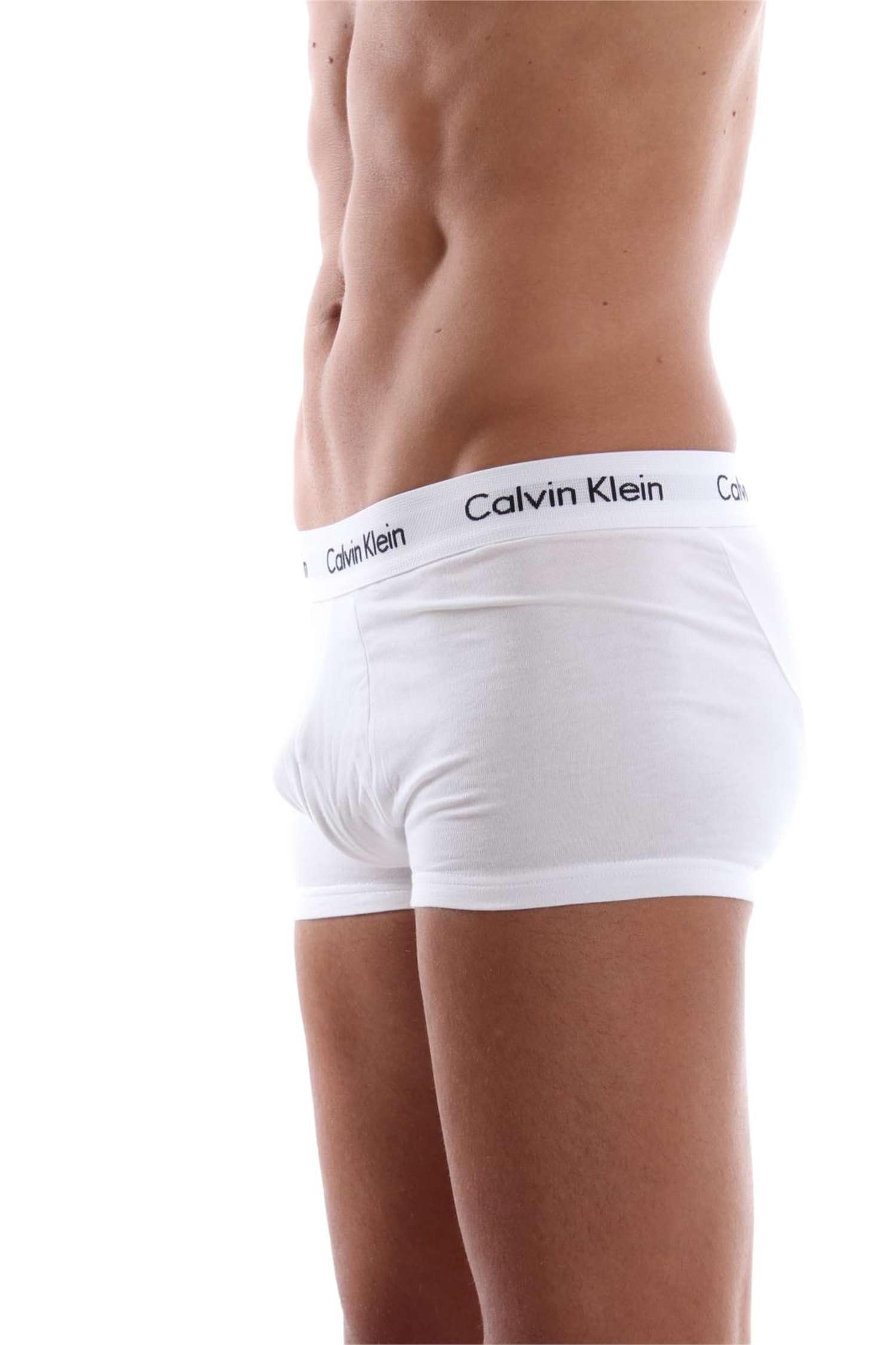 Calvin Klein Men's 3P Low Rise Trunks (pack of 3) , WHITE , XS