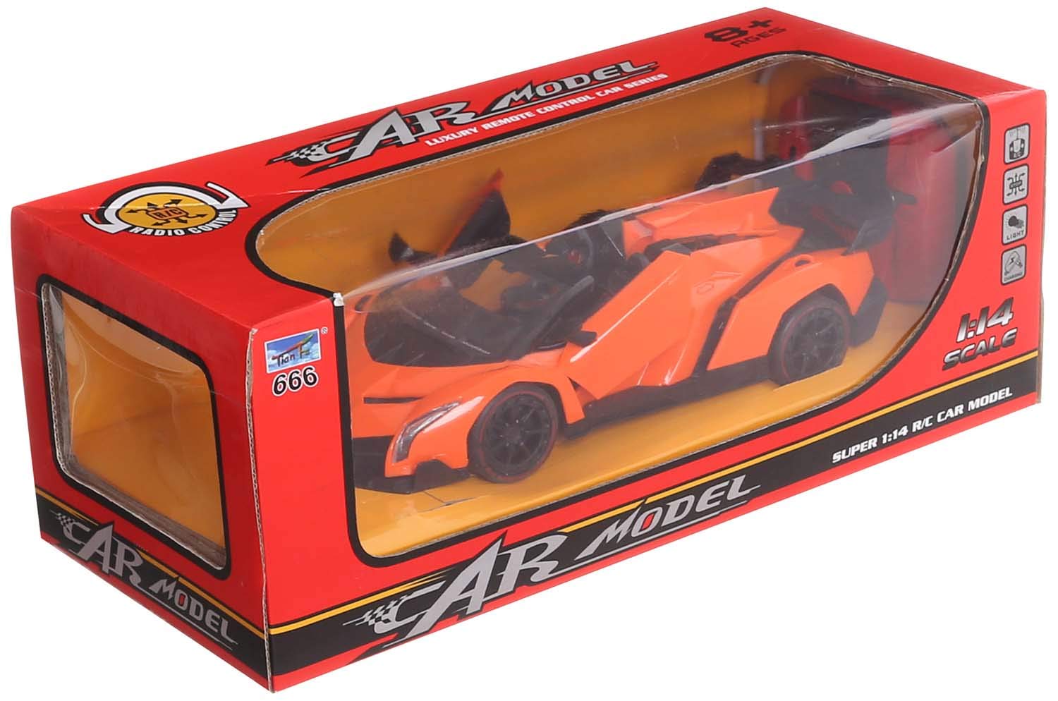 Tian Fu TaY10562 Car Model Radio Control Car - Orange