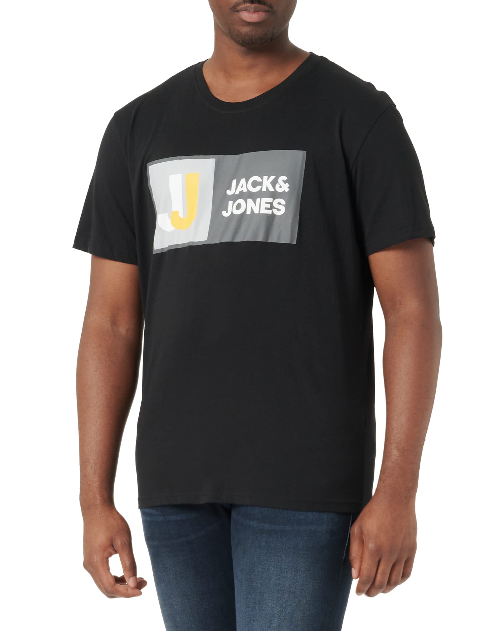 Jack & Jones Mens Logan Crew Neck T-Shirt (pack of 1)