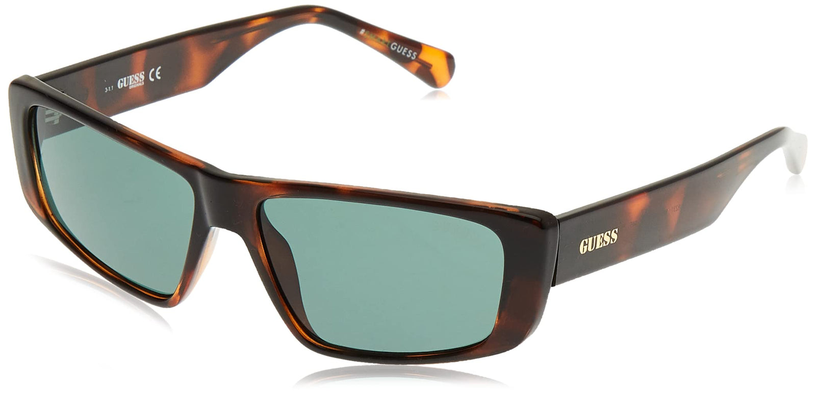 Guess Unisex Rectangular Sunglasses GU823152N58 – Brown