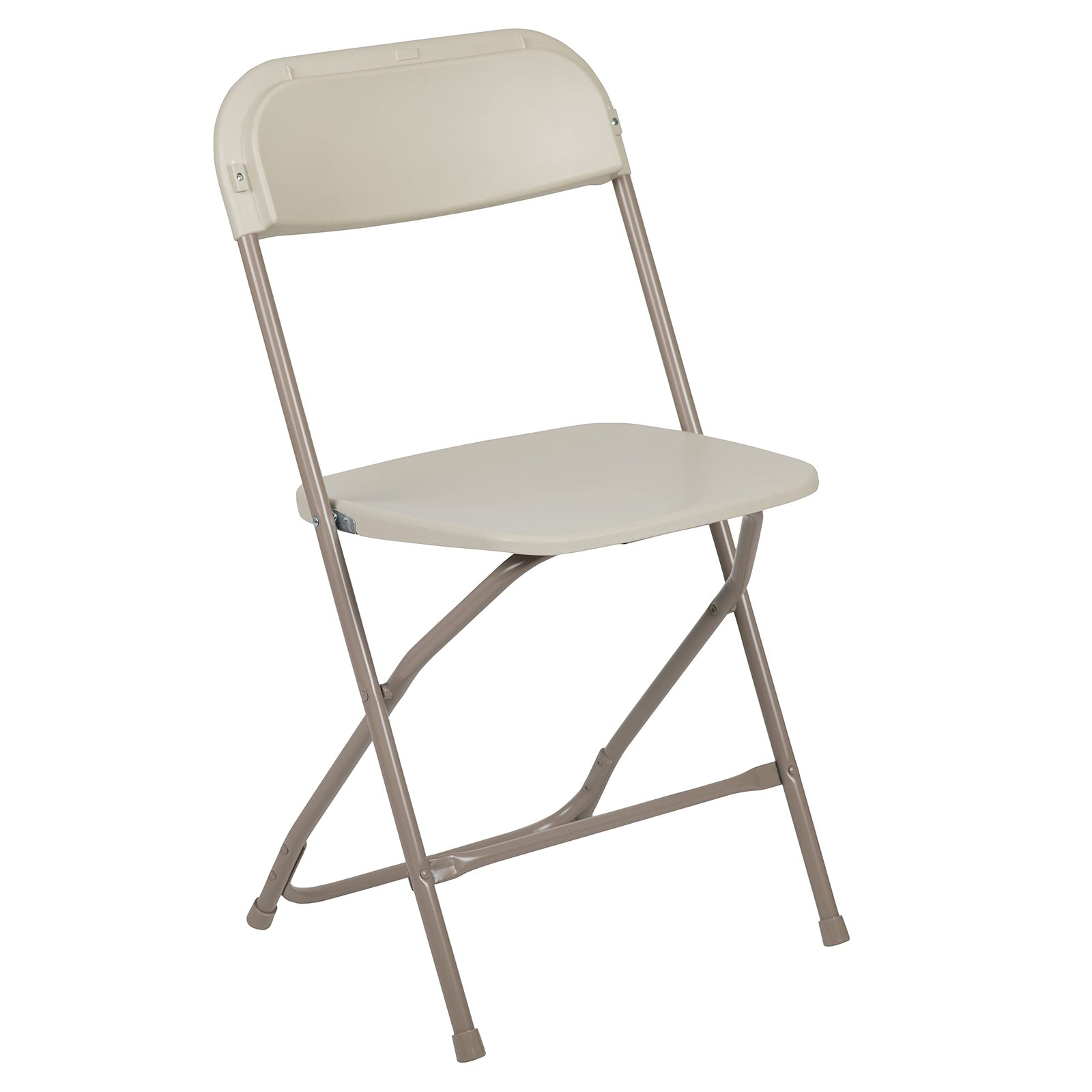 Flash Furniture Hercules™ Series Plastic Folding Chair - Beige - 6 Pack 650LB Weight Capacity Comfortable Event Chair-Lightweight Folding Chair