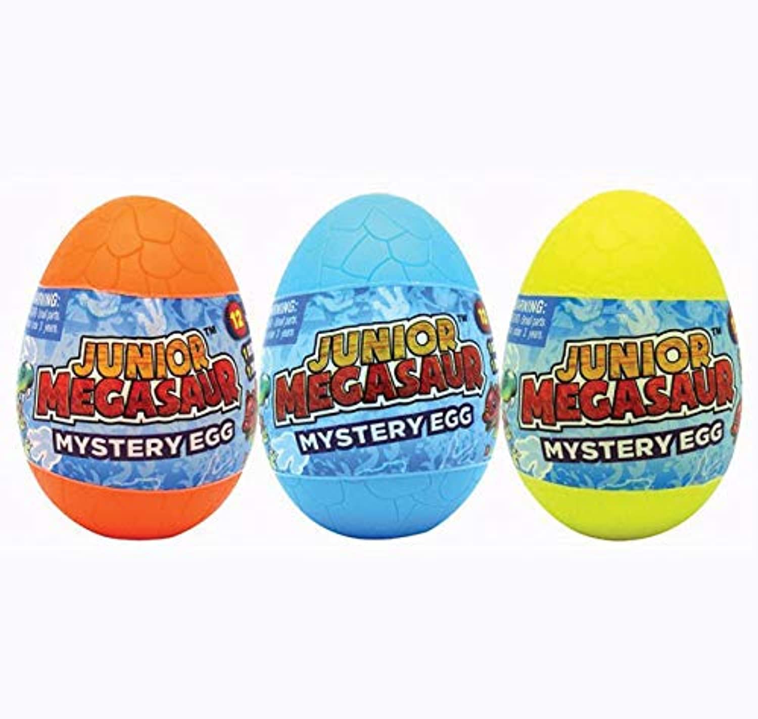 Junior Megasaur - Mystery Eggs - Assorted 12 to Collect, one size