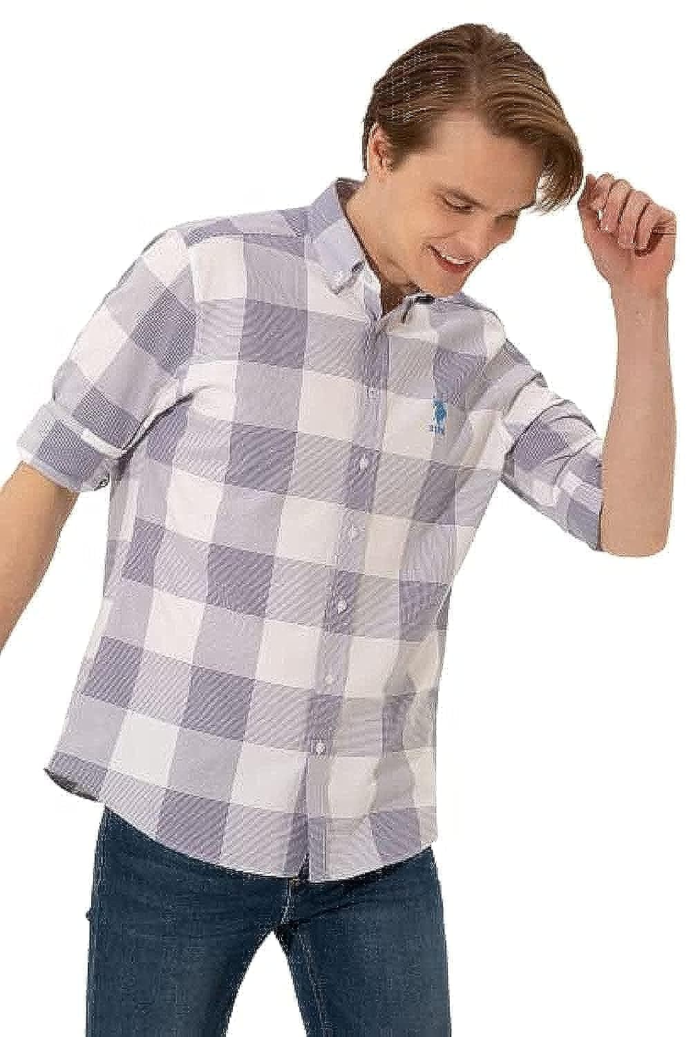 U.S. POLO ASSN. Men's Button-Down Shirt – Model G081GL0040001367269