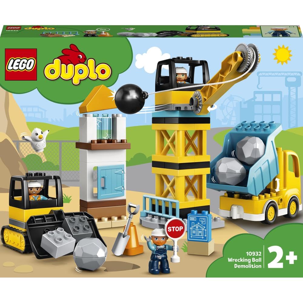 LEGO DUPLO Construction Wrecking Ball Demolition 10932 Building Toy (56 Pieces)