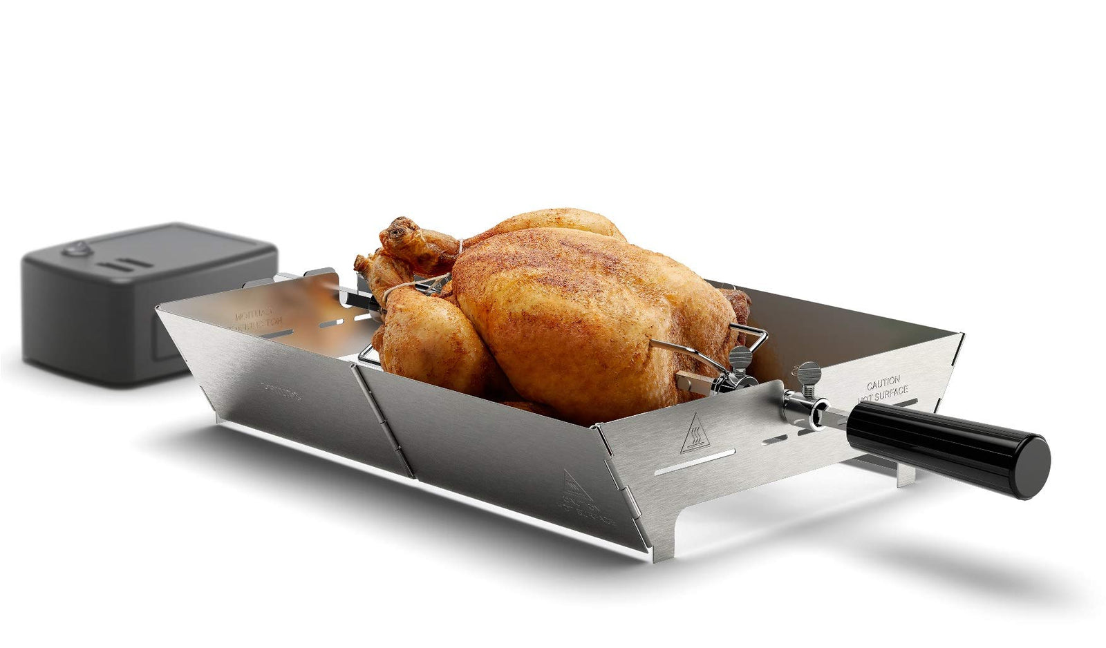 Philips Kitchen Appliances HD6971/00 Smoke-Less Grill Rotisserie Attachment, Stainless Steel