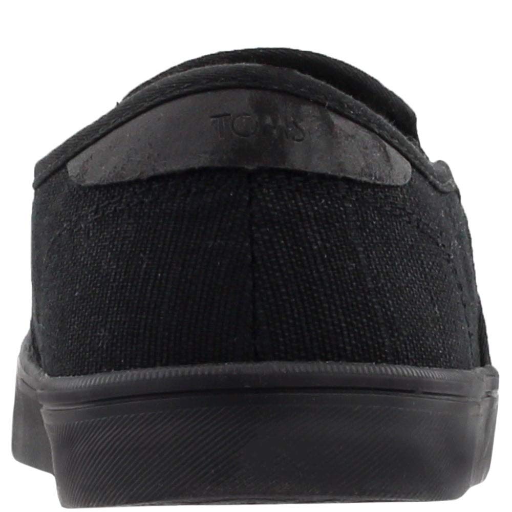 TOMS Canvas Men's Baja Slip On Shoes - Black - 10015000