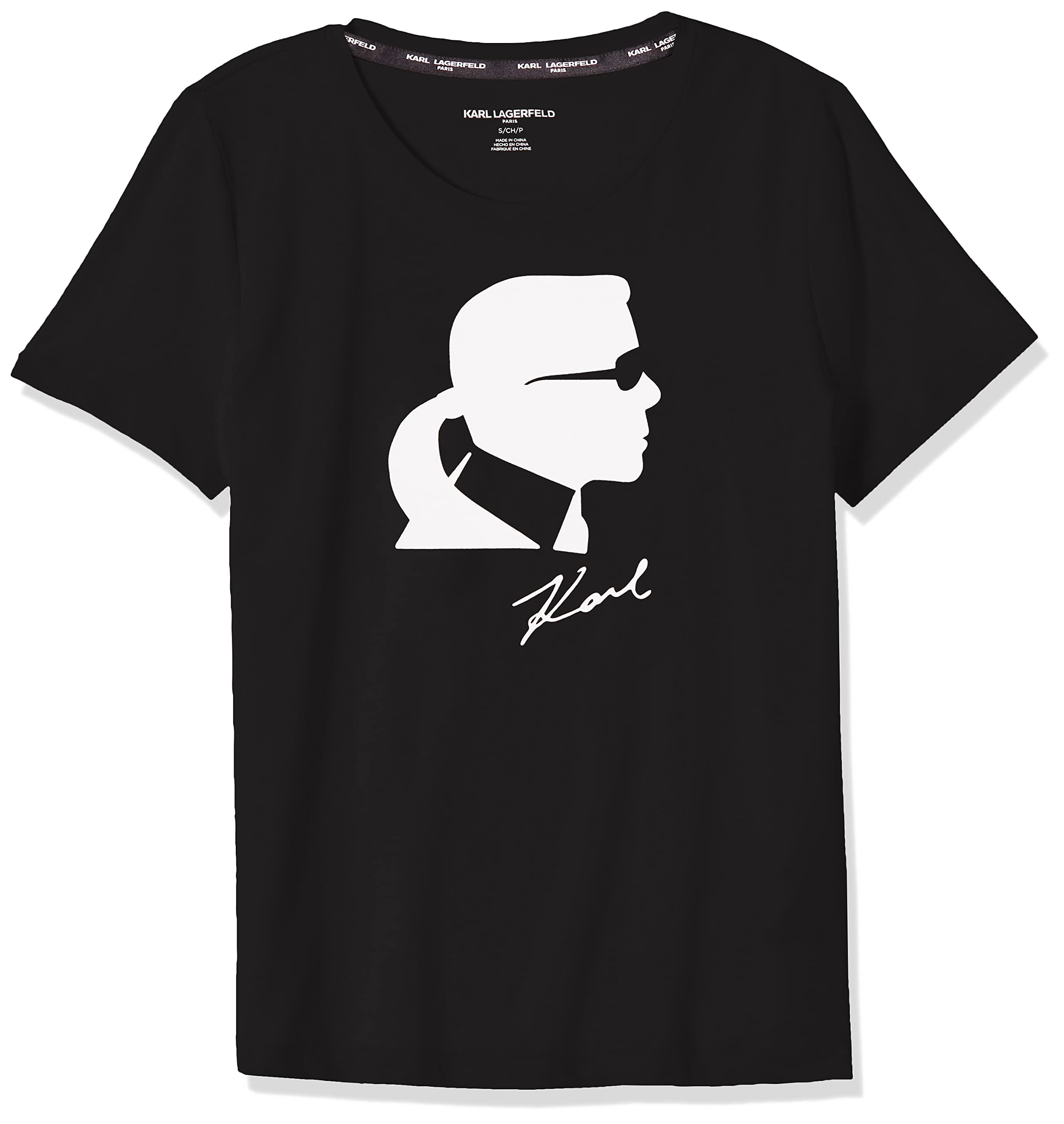 Karl Lagerfeld Paris Women's Kl PRL Bead Tee