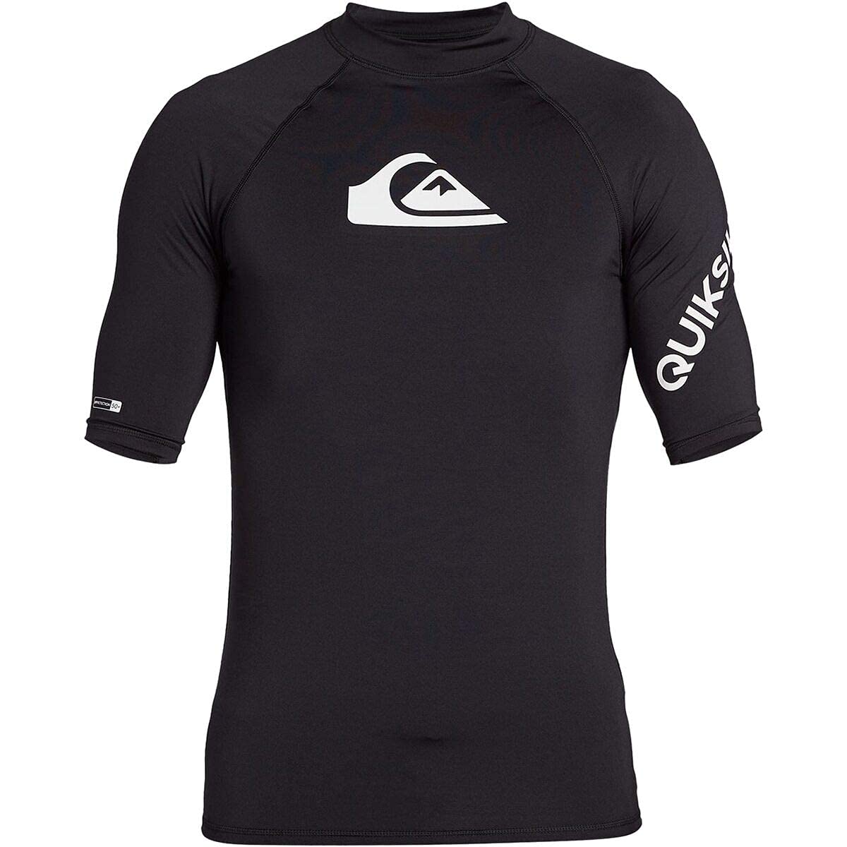 Quiksilver mens ALL TIME SS SHORT SLEEVE RASHGUARD SURF SHIRT Rash Guard Shirt