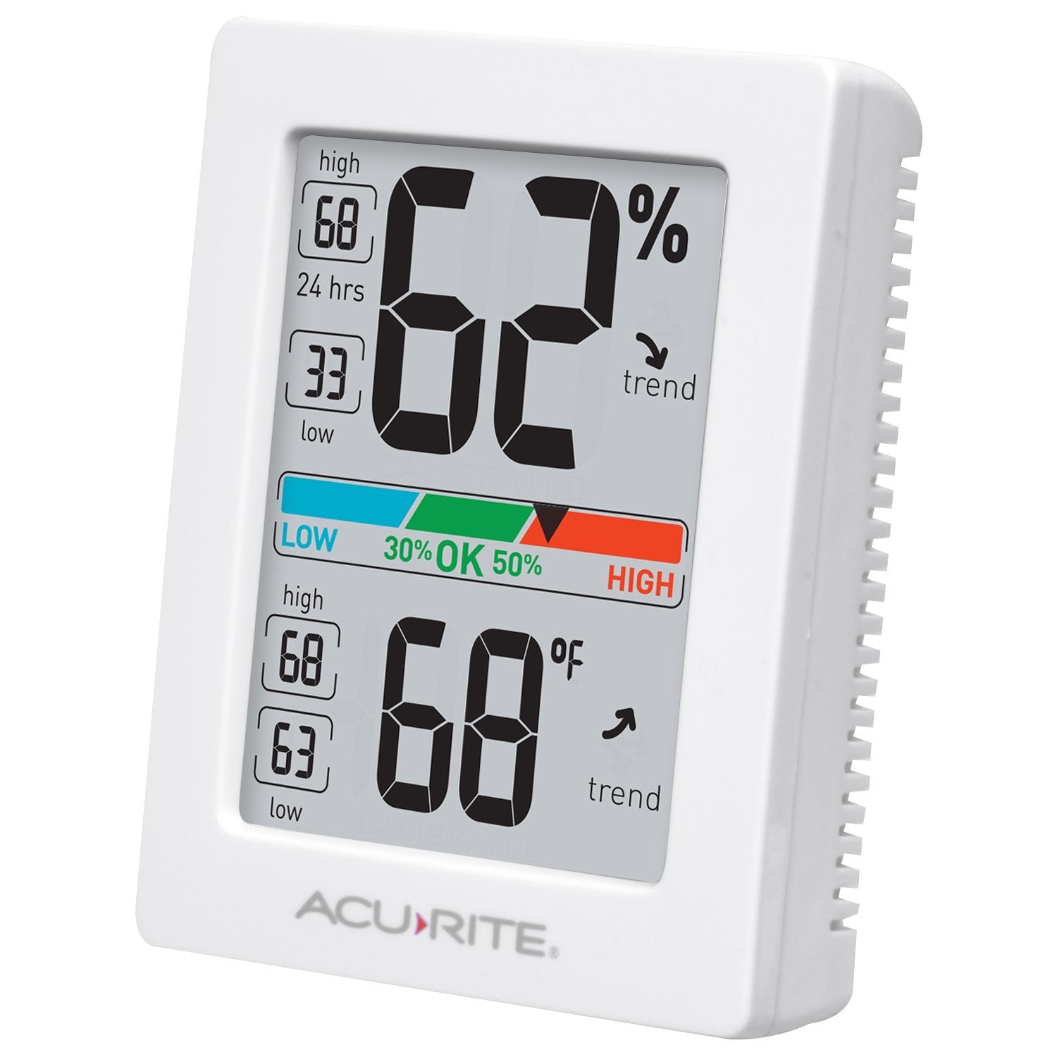 Acurite Digital Hygrometer With Indoor Monitor And Comfort Scale (01083M) Room Thermometer Gauge Temperature Humidity, 3 X 2.5 Inches