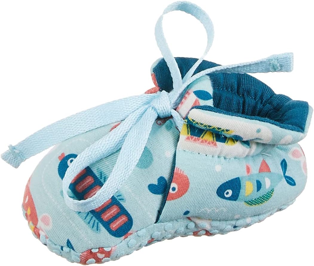 Junior printed accessories for boy, l.blue, 9 months