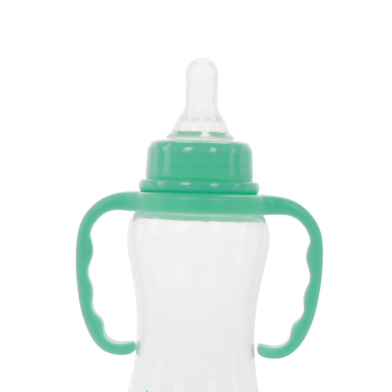 Baby Plus Feeding Bottle, For Newborn And Infant Feeding Bottle, Bpa Free, Green, 225 ml