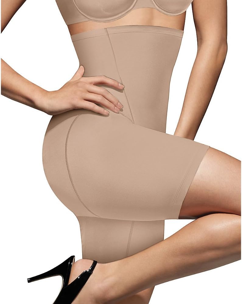 Bali Women’s Shapewear Ultra Firm Control High Waist Thigh Slimmer Cool Comfort Fajas DF8097  Bali   