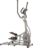 Sunny Health & Fitness Magnetic Elliptical Trainer Machine w/ Tablet Holder, LCD Monitor, 220 LB Max Weight and Pulse Monitor - SF-E3810,Gray