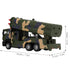 1/50 Military Missile Vehicle Model with Pull Back, Sound, Light, and High Simulation Design for Kids