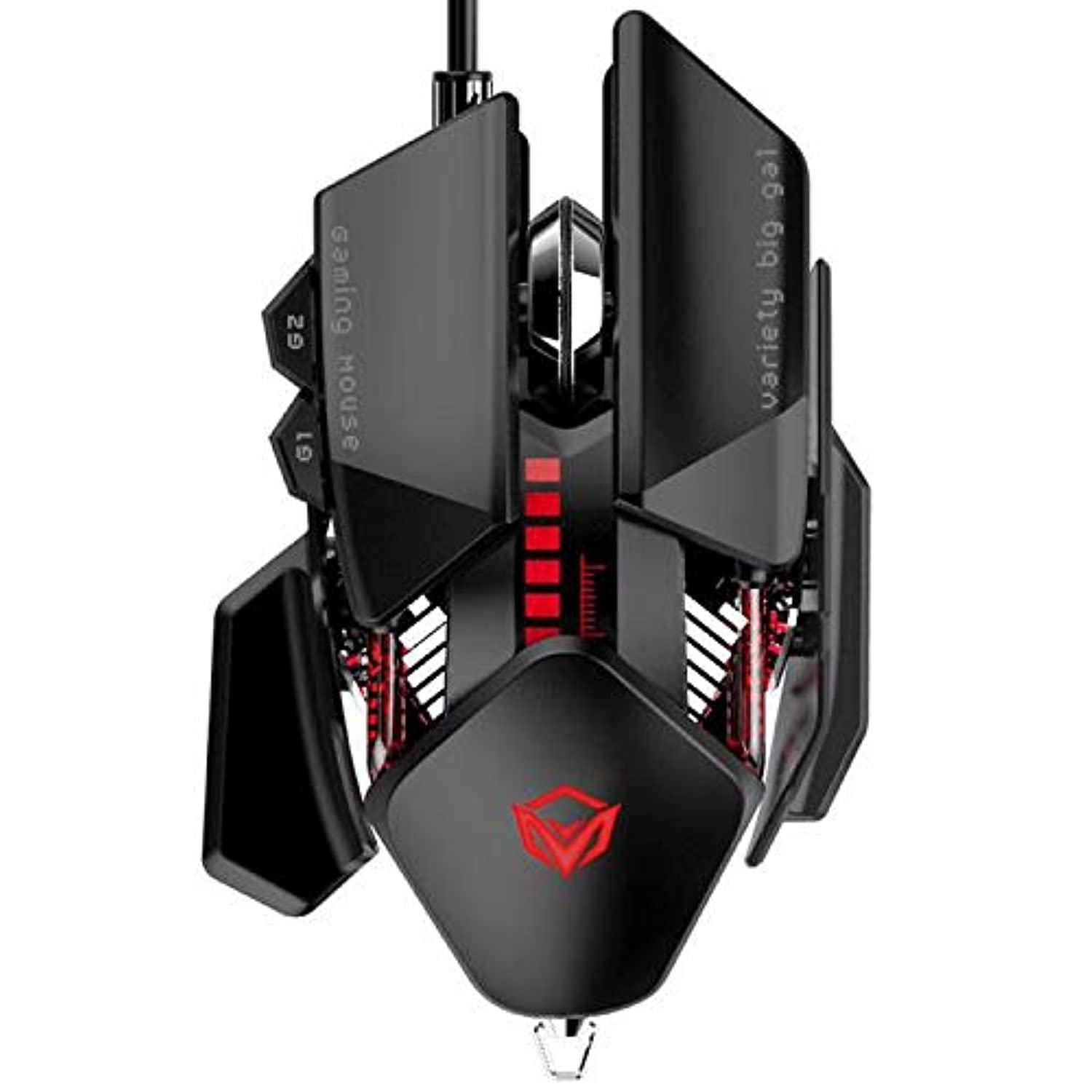 Meetion GM80 - Transformers Mechanical Gaming Mouse (4000 DPI) - For PC & Laptop - Black