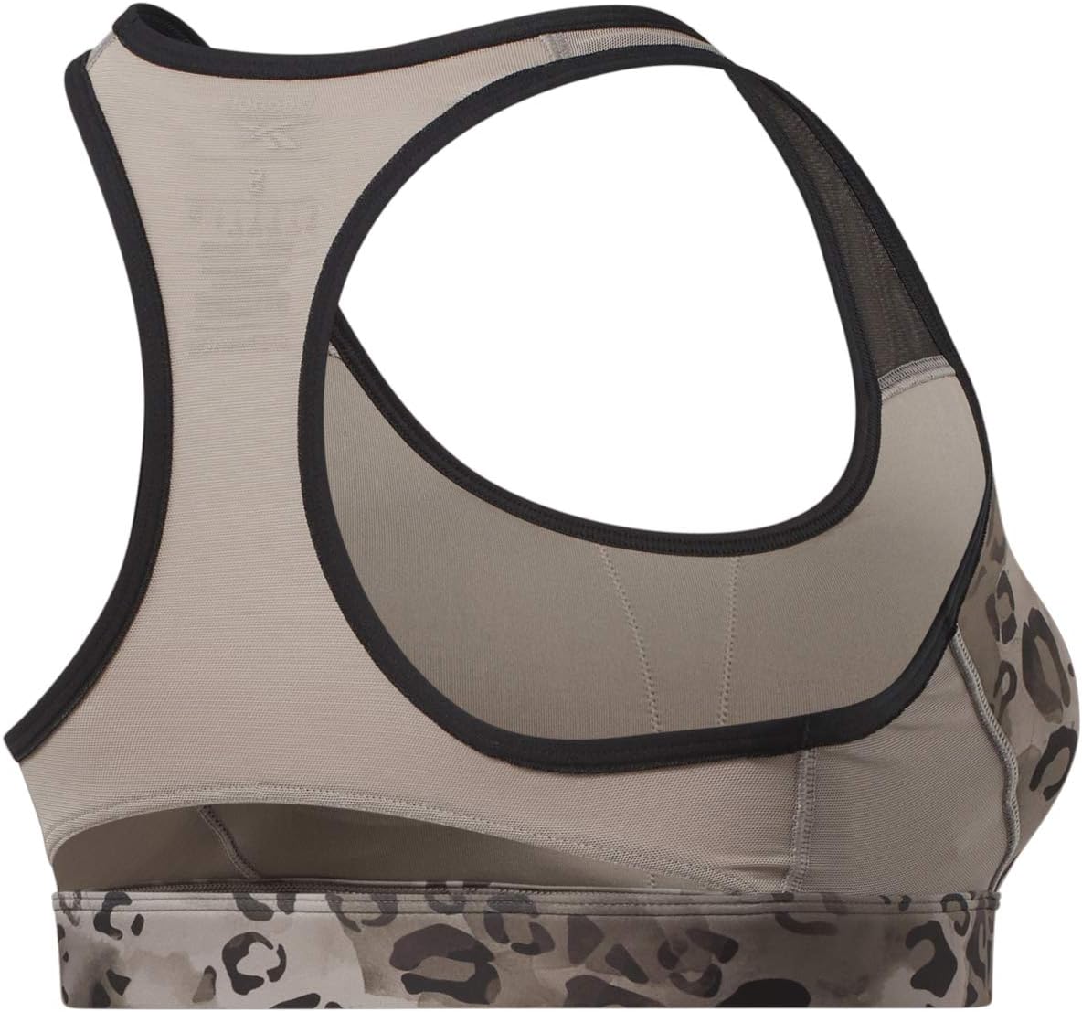 Reebok Brassière femme Modern Safari Lux Racer Padded Medium-Impact Sports, Gris, L