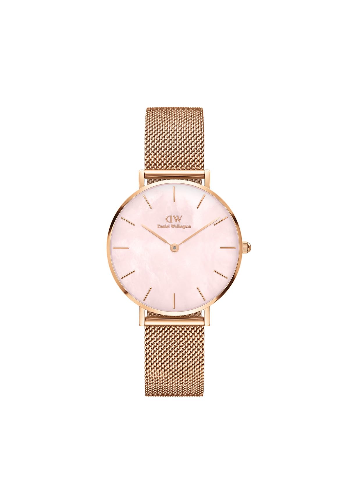 Daniel Wellington Watch for Women, Japanese Quartz Movement, Analog Display, Rose Gold stainless-steel-plated Strap-DW00100516