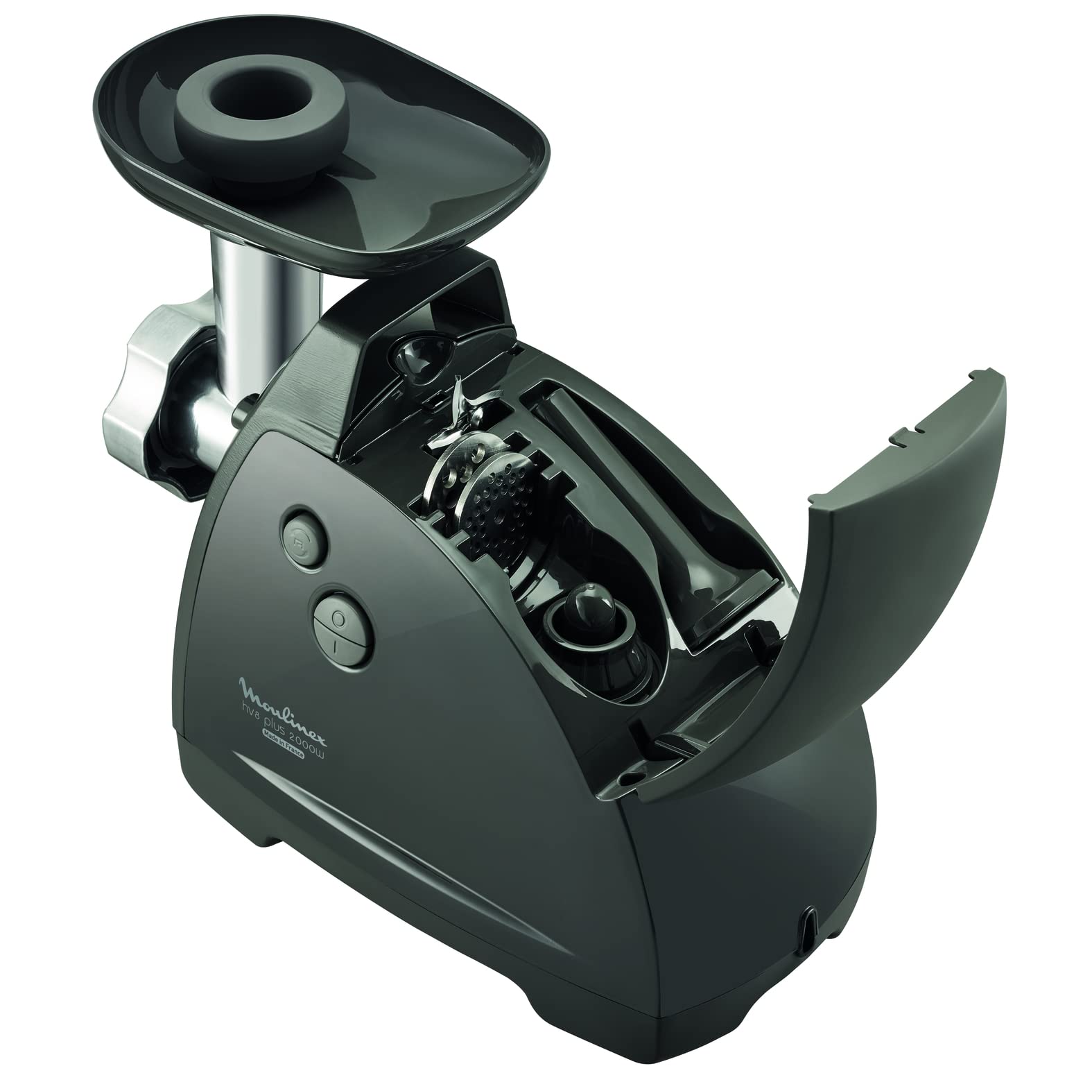 MOULINEX Meat Mincer | HV8 Plus 4IN1 Meat Grinder | 2000 Watts | Black | Stainless Steel | ME682827