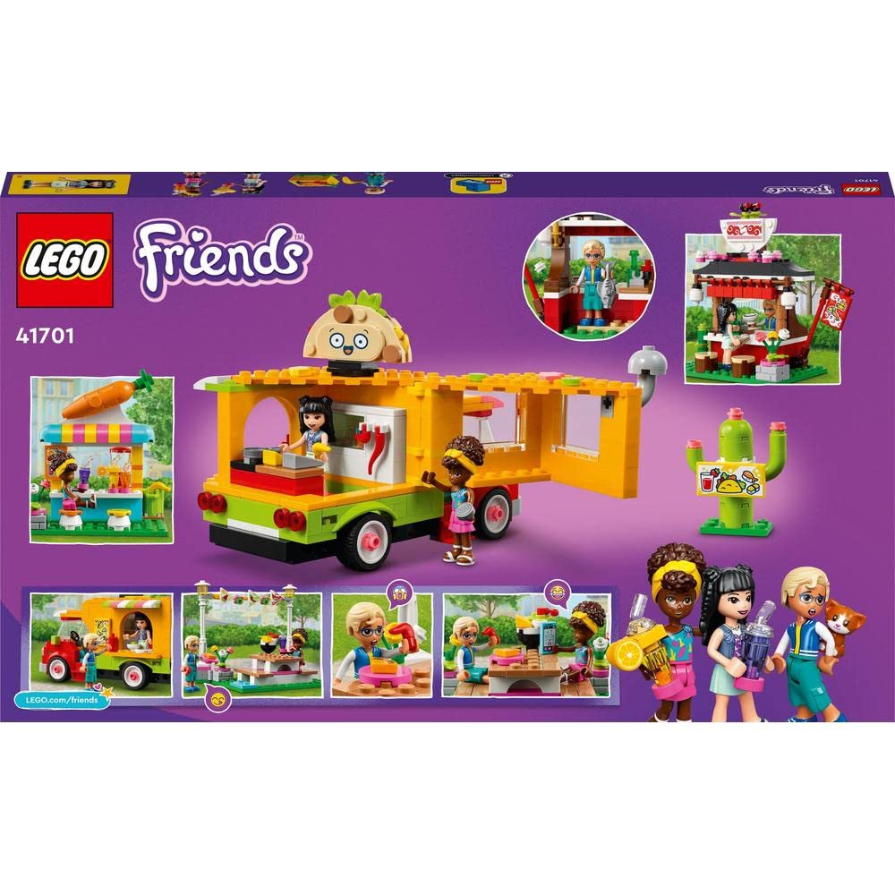 مجموعة بناء سوق الطعام في LEGO Friends 41701 (592 قطعة)