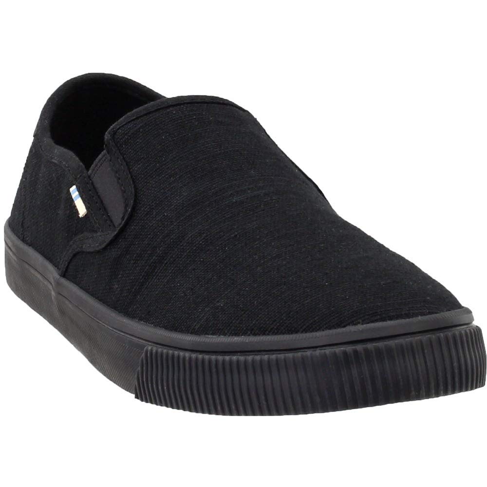 TOMS Canvas Men's Baja Slip On Shoes - Black - 10015000