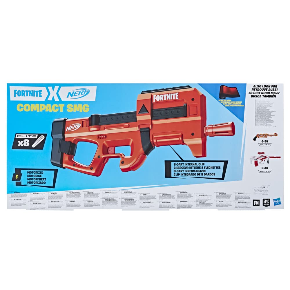 Nerf Fortnite Compact SMG Blaster, Multicolor, One Size, F4106EU4