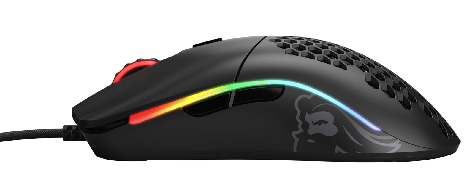 Glorious Gaming Mouse - Model O 67 g Superlight Honeycomb Mouse, Matte Black Mouse, USB Gaming Mouse