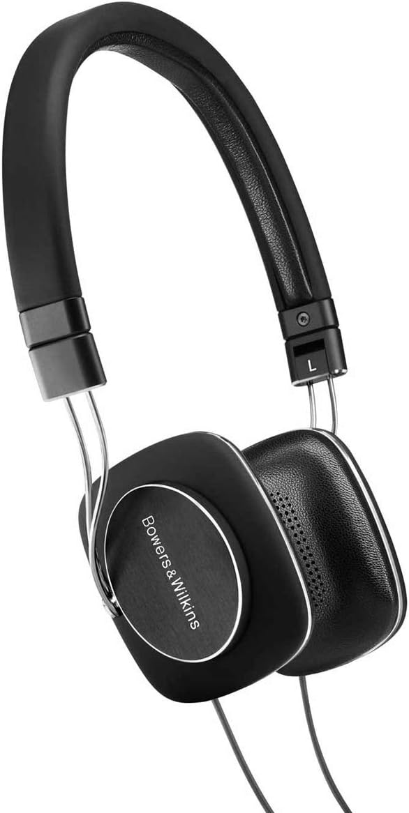 Bowers & Wilkins P3 Series 2 On-Ear Headphone, Foldable - Black/aluminium