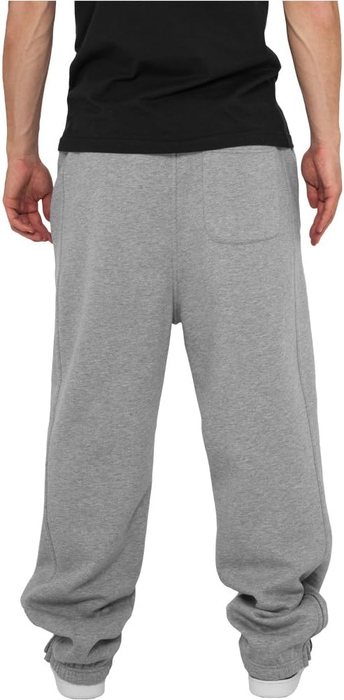 Urban Classics Men's Sweatpants Drawstring Joggers, Sport Trousers with Elastic Waist, Tracksuit Trousers with Elasticated Zipped Ankles, Loose Fit (pack of 1)  Urban Classics   