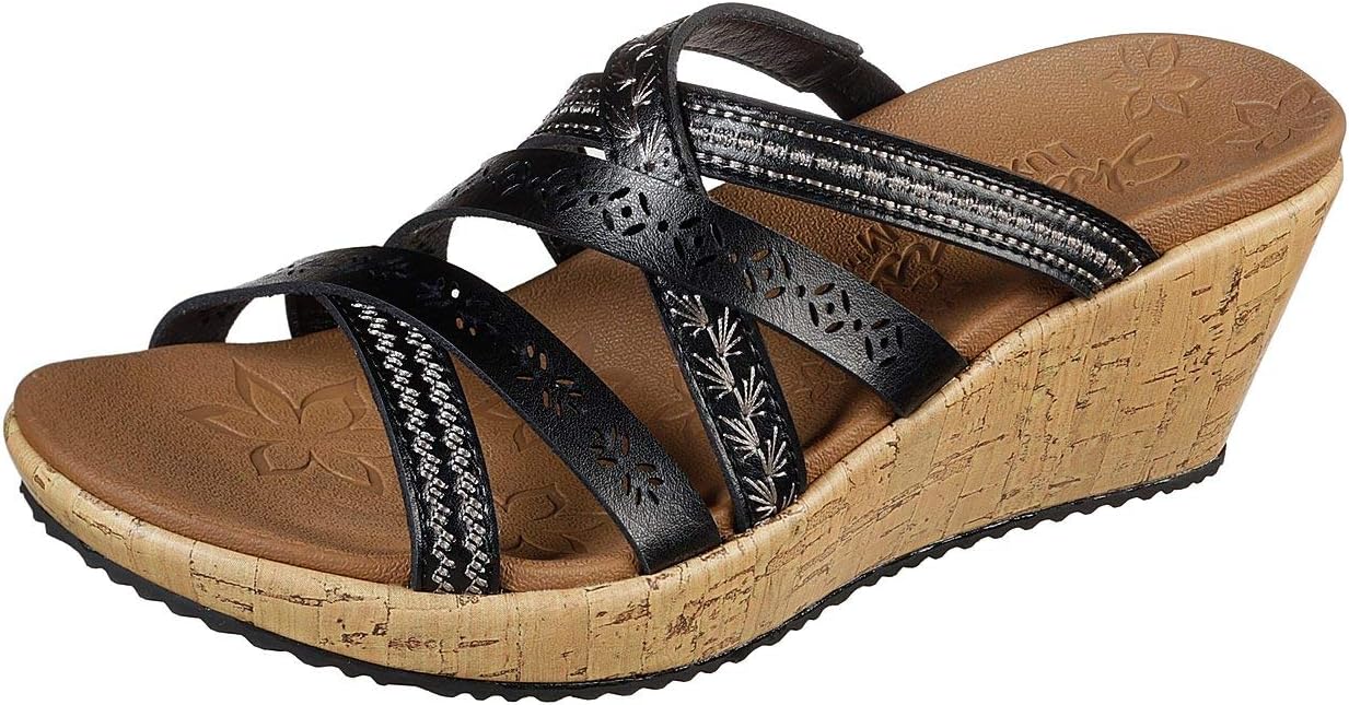 Skechers BEVERLEE - TIGER POSSE womens Wedge Sandal