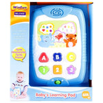 Winfun baby's learning pad educational tablet pc, blue