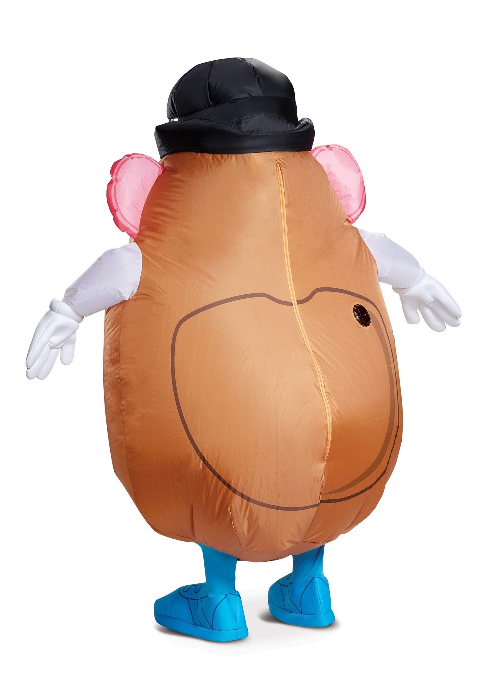 Disguise Men's Mr. Potato Head Inflatable Adult Costume, Brown, One size