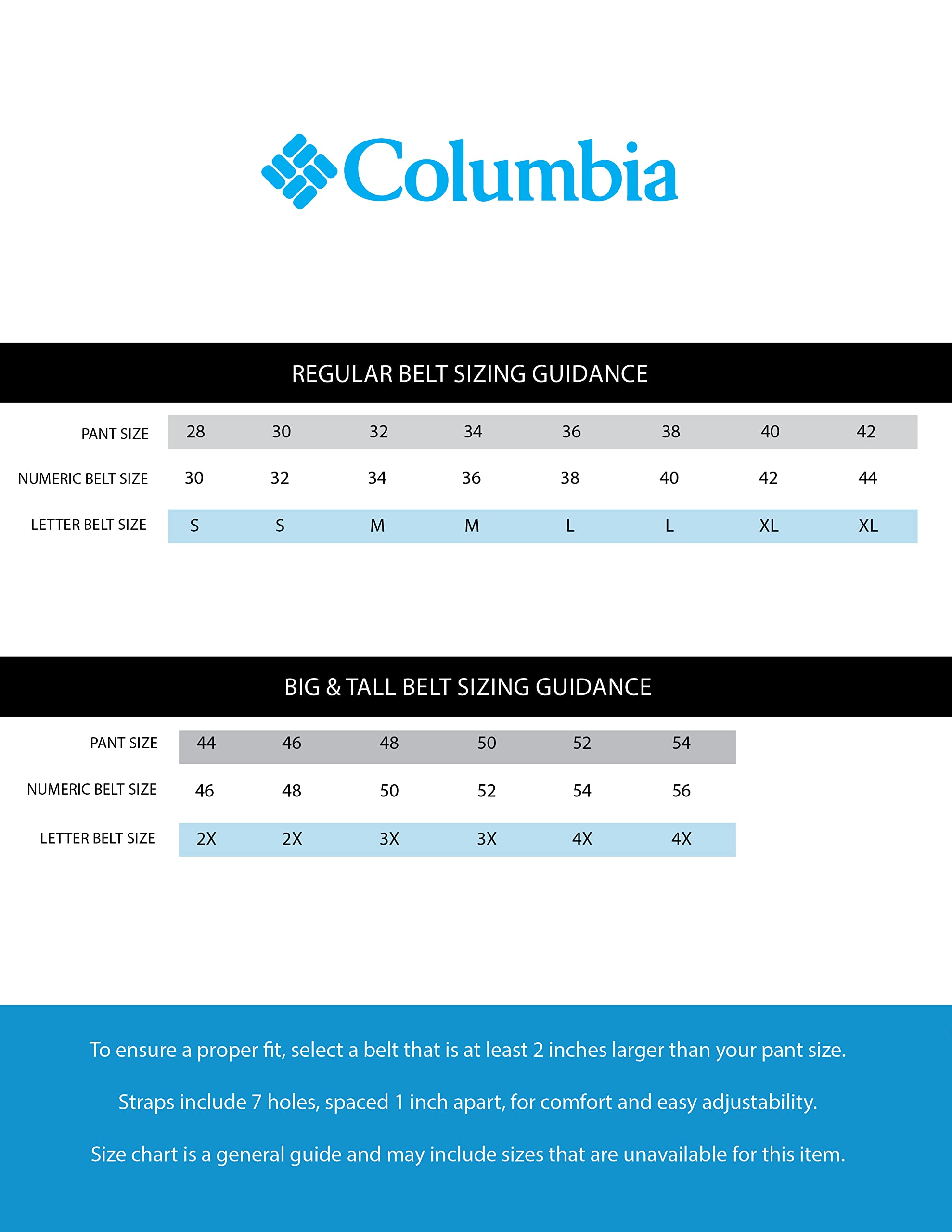 Columbia Reversible Leather Belt-Casual for Men's Jeans with Double Sided Strap  Columbia   