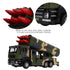 1/50 Military Missile Vehicle Model with Pull Back, Sound, Light, and High Simulation Design for Kids