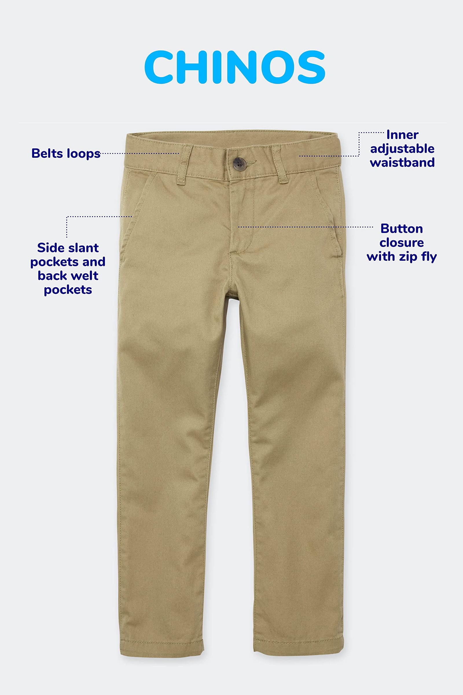 The Children's Place Boys Uniform Skinny Chino Pants boys tcp Chino Pants (pack of 1)