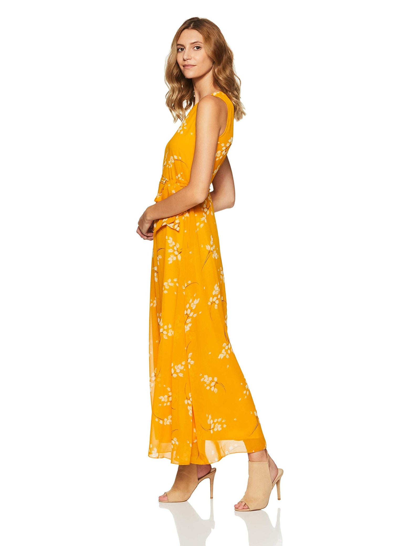 Styleville.in Women's Maxi Dress,Yellow.M