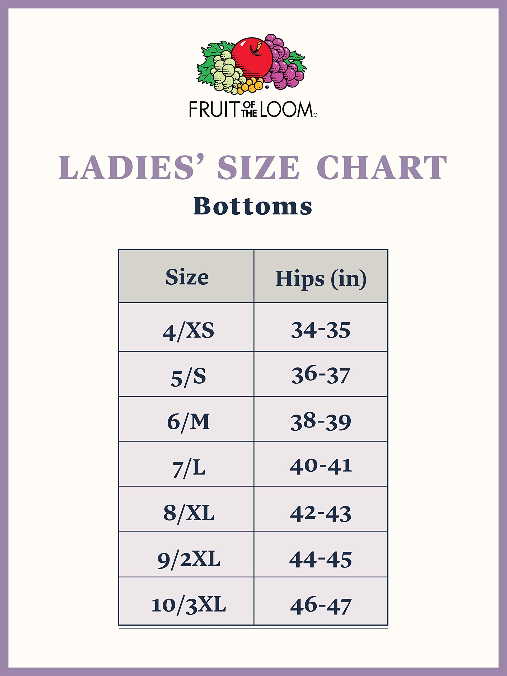 Fruit of the Loom Women's Coolblend Moisture Wicking Panties