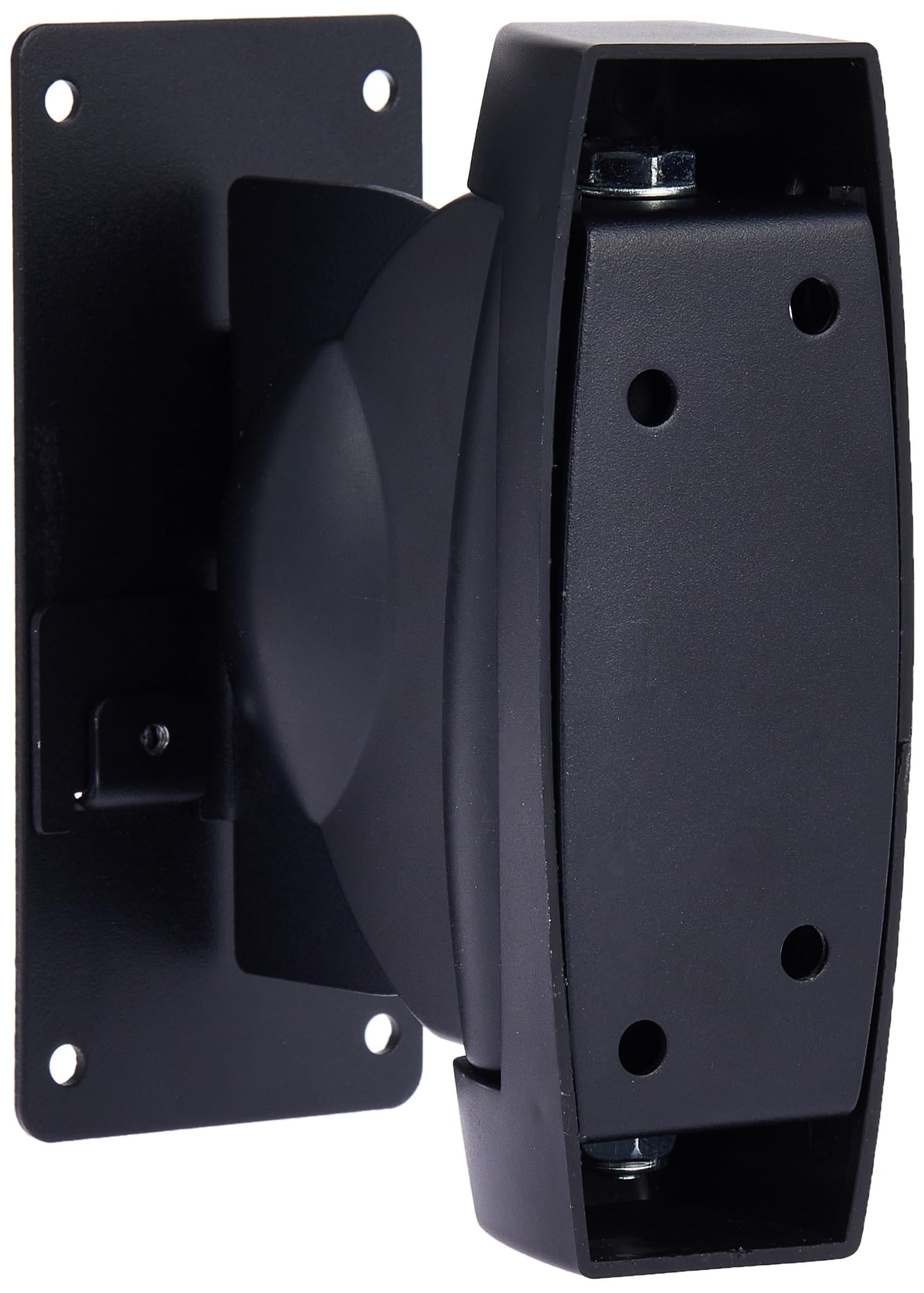 Monoprice Adjustable 22 lb. Capacity Speaker Wall Mount Brackets (Pair) Black, 139488