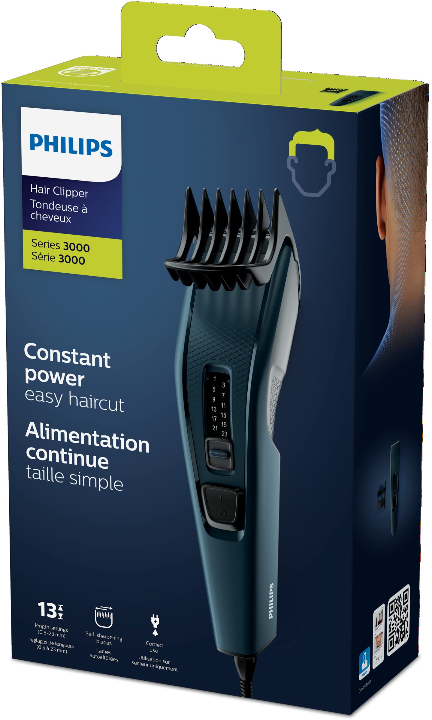 Philips Hair Clipper Series 3000, HC3505/15