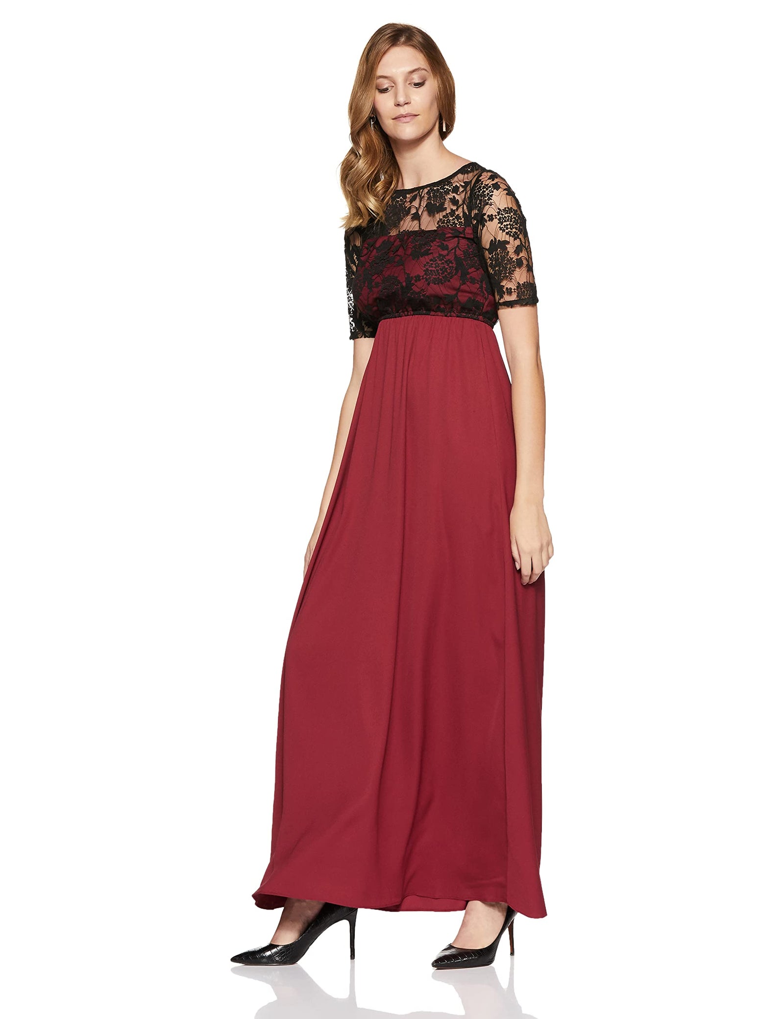 Miss Olive Women's A-Line Maxi Dress