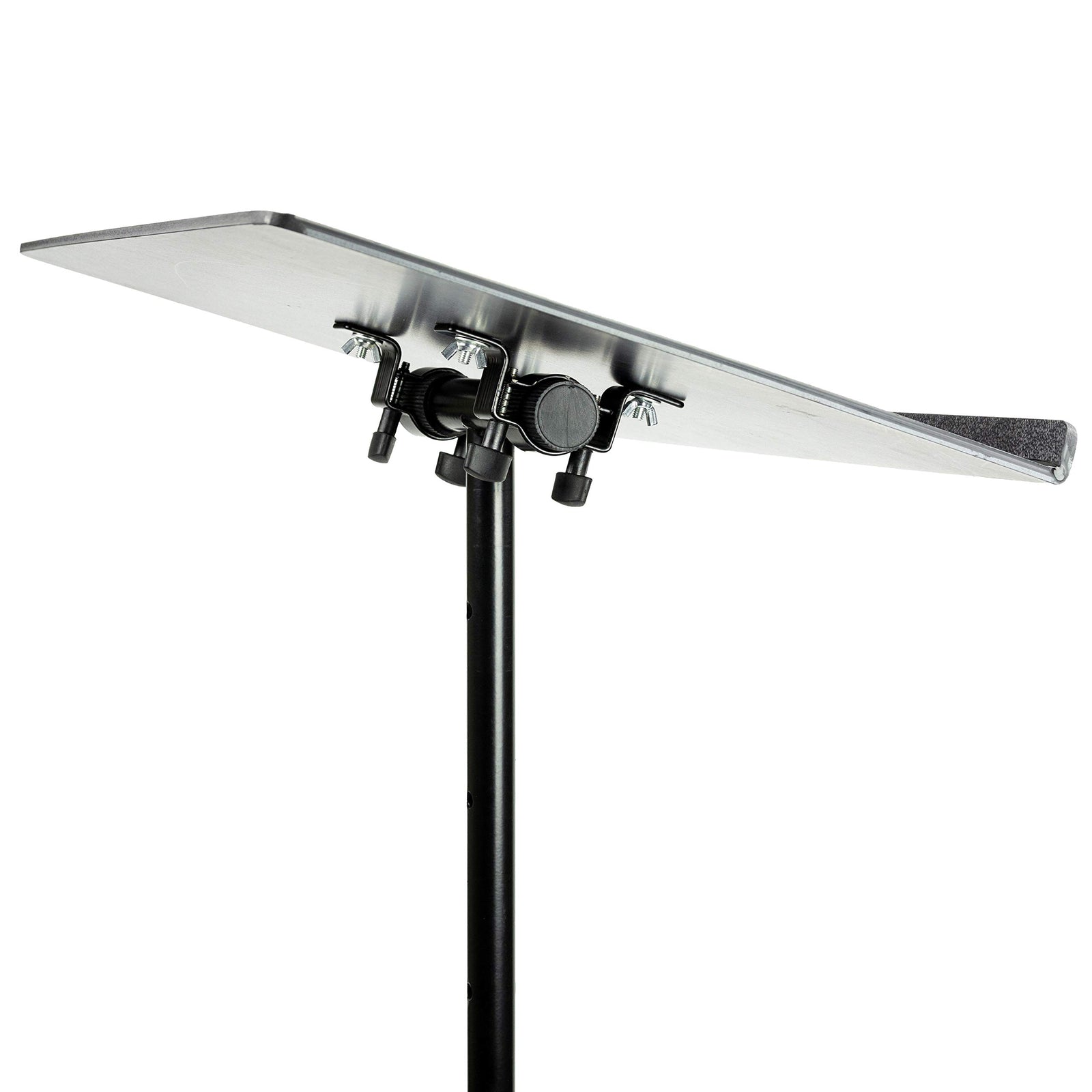 RockJam RJLP3 Heavy Duty Projector Stand Laptop Stand or Temporary Standing Desk with Tripod Body and Textured Plate