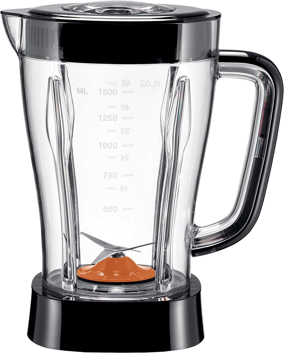 Kenwood Blender Smoothie Maker With Grinder Mill, Chopper Mill, Ice Crush Function, 2 L, 500 Watts, BLP15.360BK Black - International Warranty