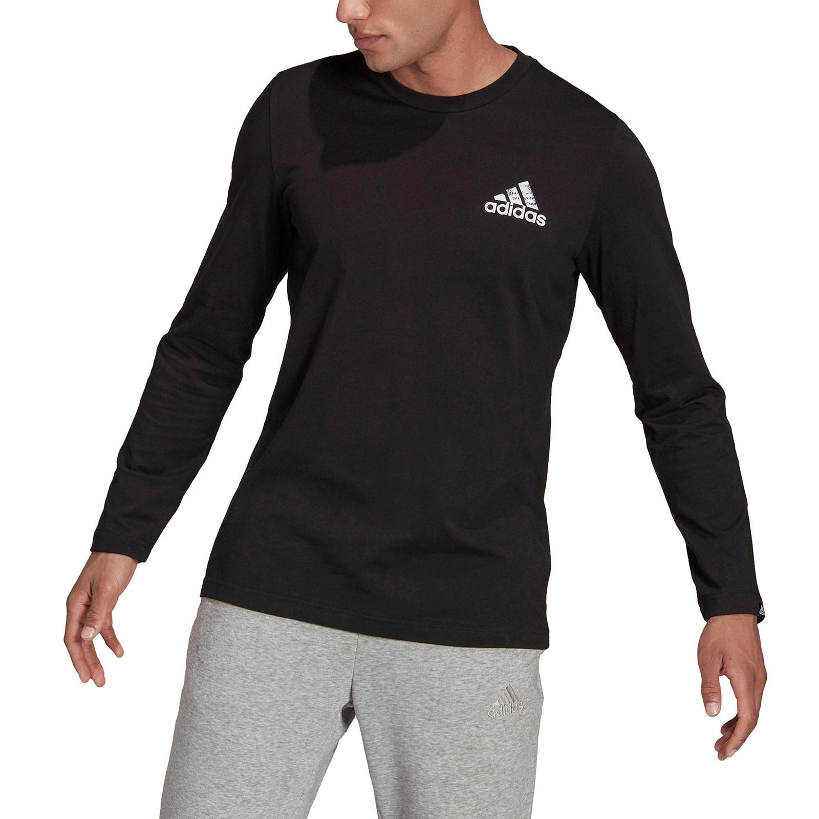 Adidas GS6315 M SPRY LS T T-shirt black/white L