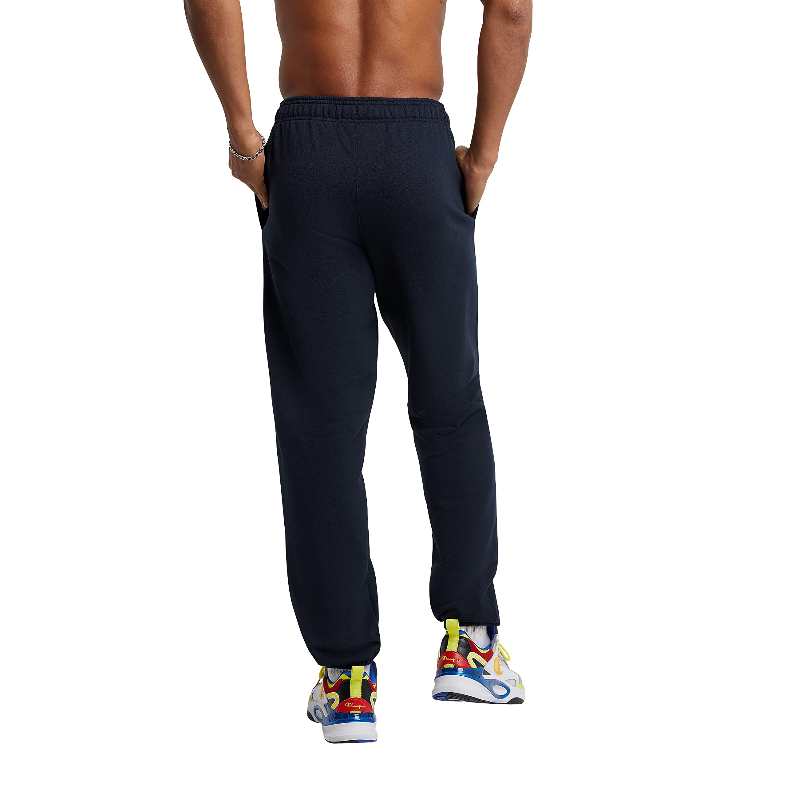 Champion Men s Powerblend Relaxed Bottom Fleece Pants