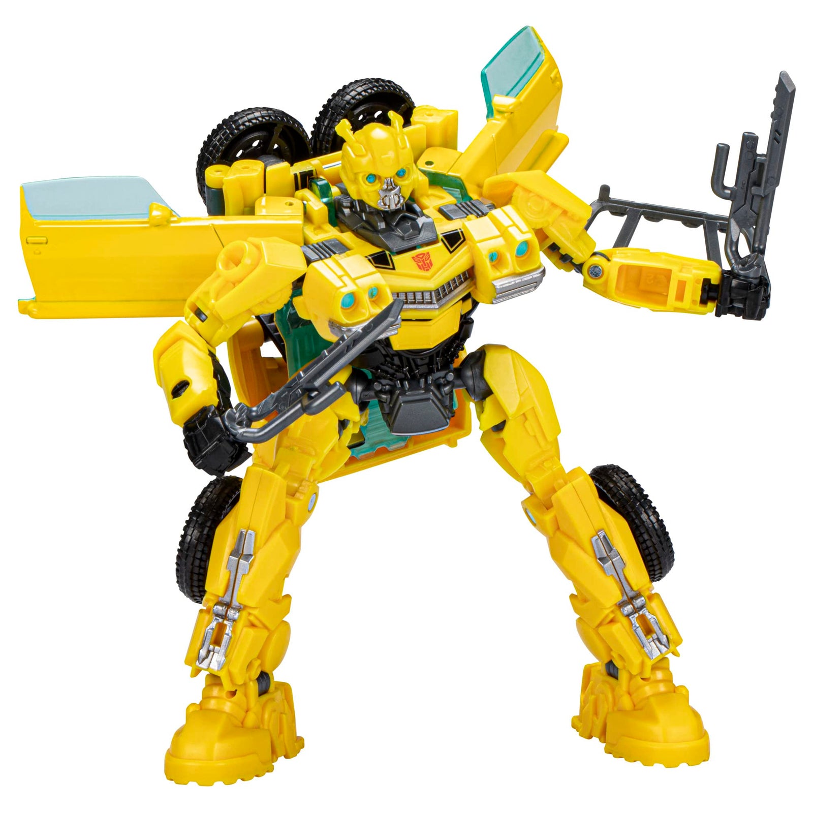 Transformers Toys Transformers: Rise of the Beasts Movie, Deluxe Class Bumblebee Converting Action Figure for ages 6 and up, 5-inch