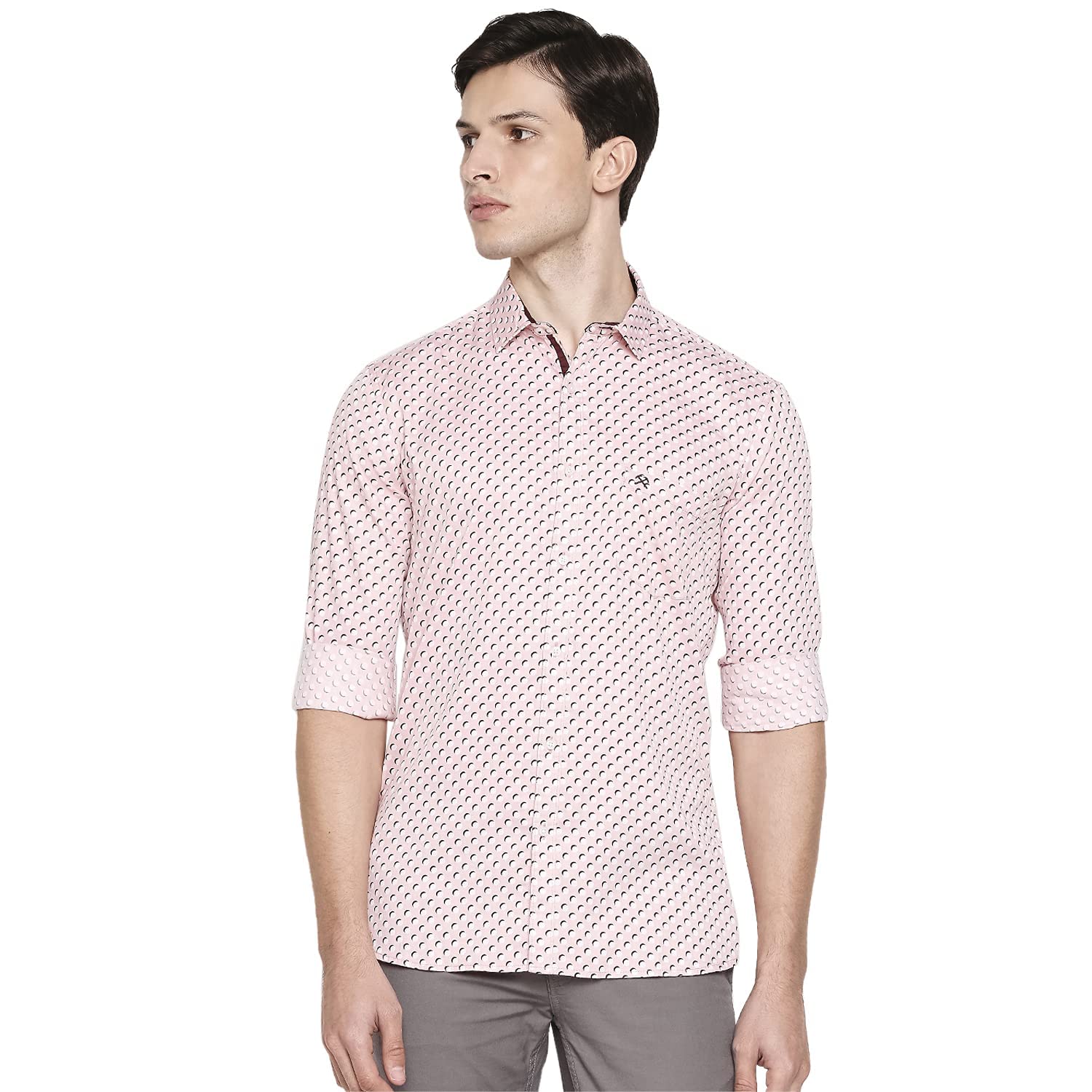 HammerSmith Men's Geometric Regular Shirt