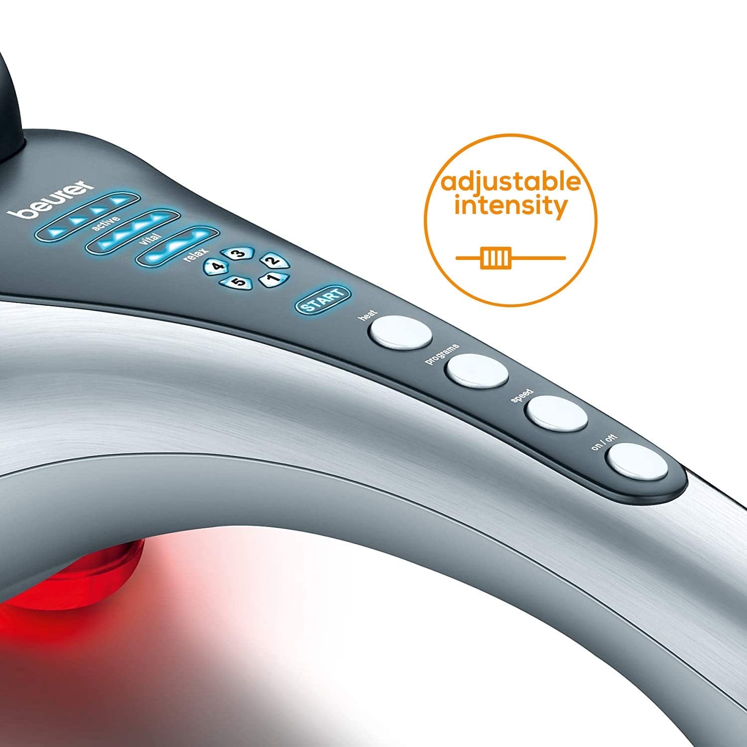BEUrer Mg 100, Infrared Massager, Silver (Pack Of 1)