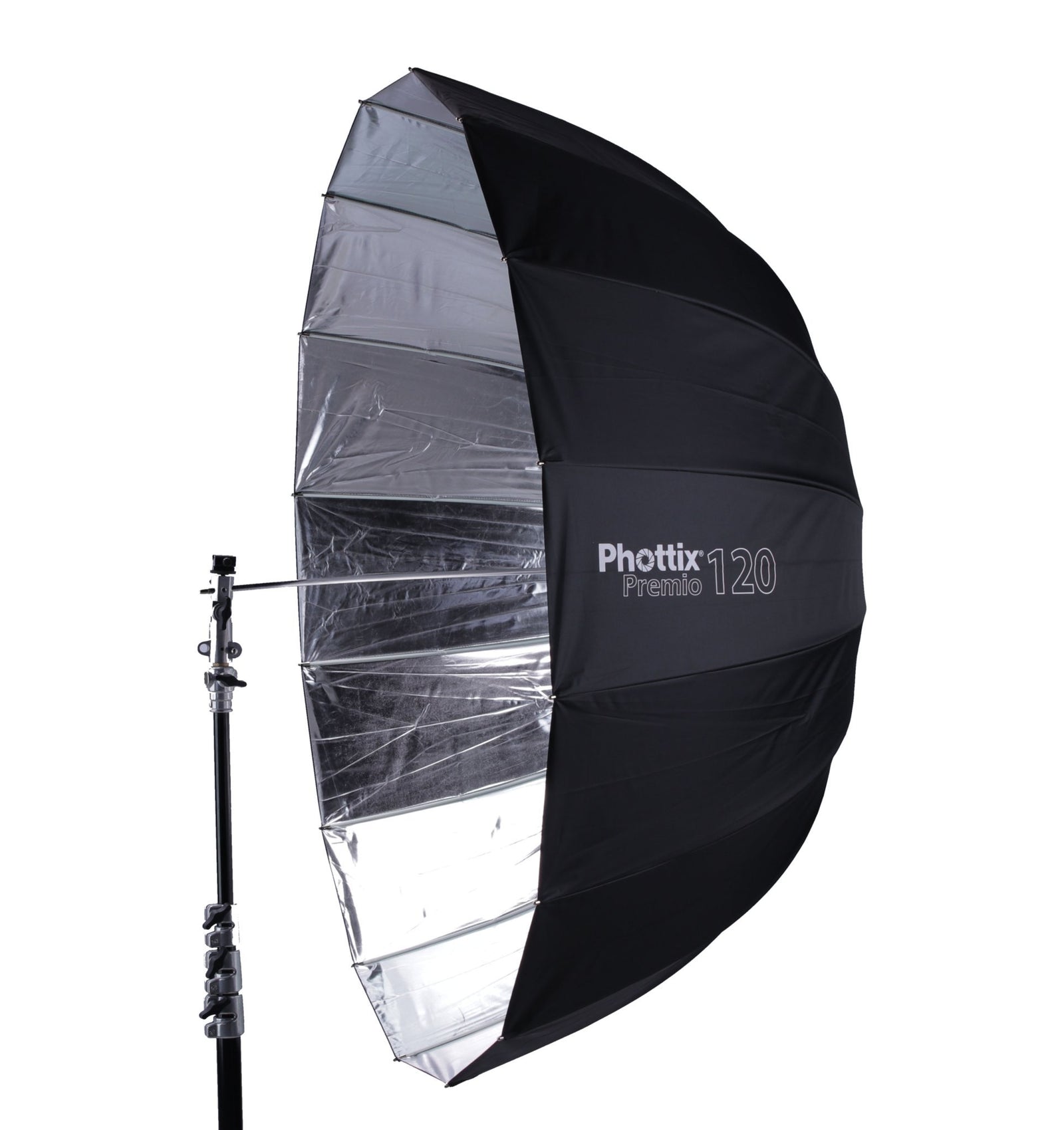 Phottix PH85373 Premio Parabolic Umbrella (Ph85373) Black 120cm/47in